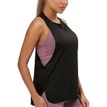 icyzone Women's Workout Tank Top Loose Fit - Muscle Tank Exercise Gym Yoga Tops Running Athletic Shirts