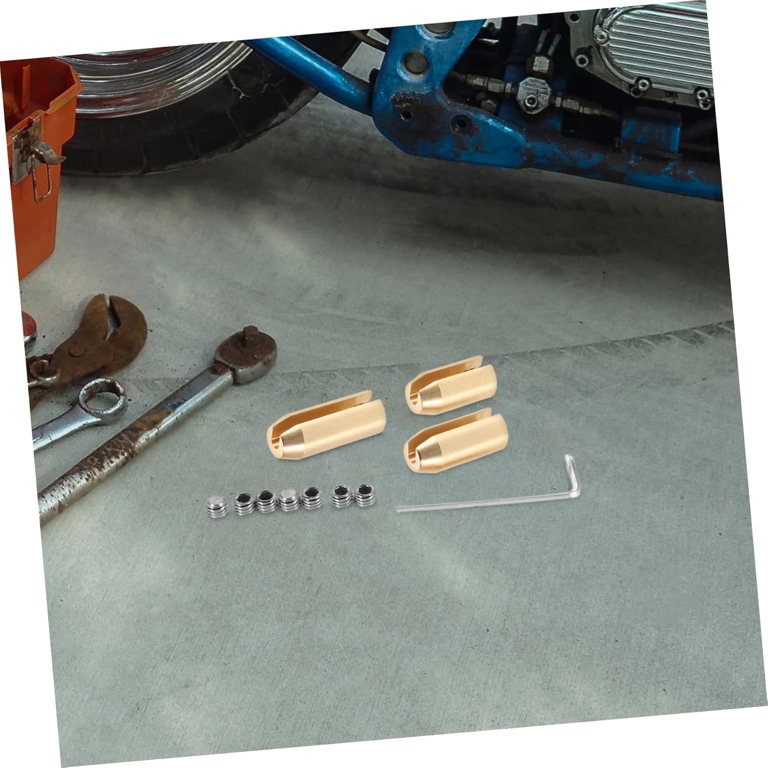 PRETYZOOM 1set Reusable Motorcycle Copper Wheel Balance Weights for Enhanced Ride Stability Replacement for Super