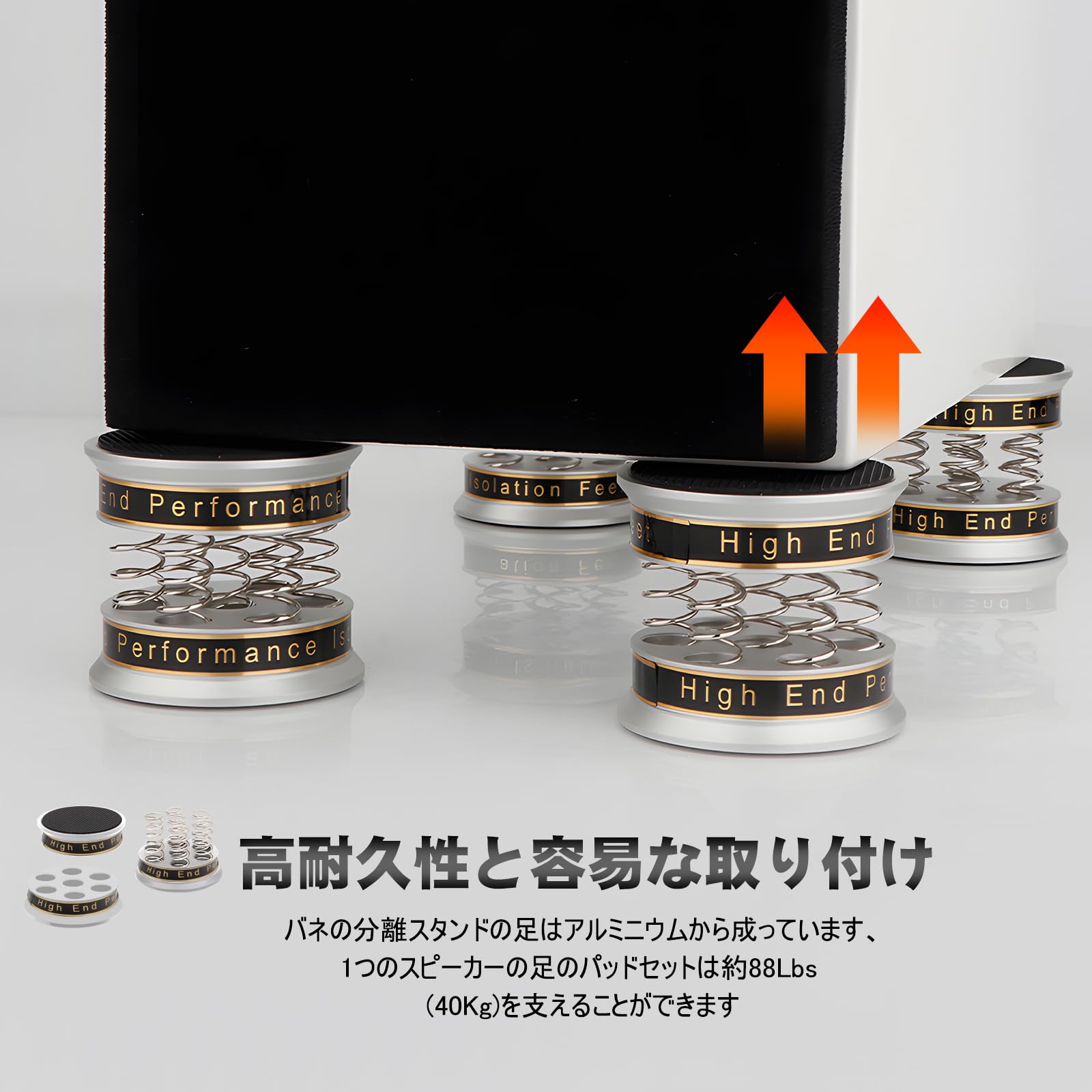 SVS スピーカー インシュレーター アイソレーション SOUND PATH Amazon.com: SVS SoundPath Subwoofer Isolation System, 4-Pack
