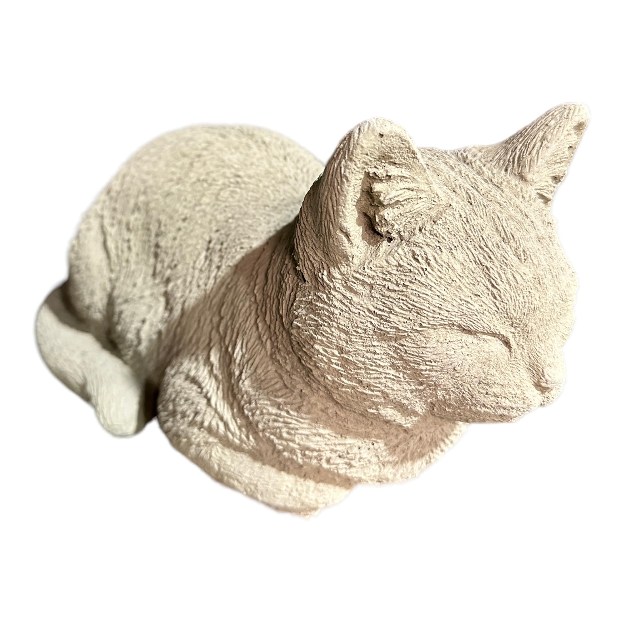 OriginalPaul Skulp & Betondesign Steinfigur Katze Mia für Garten und Terrasse aus frostsicherem Steinguss