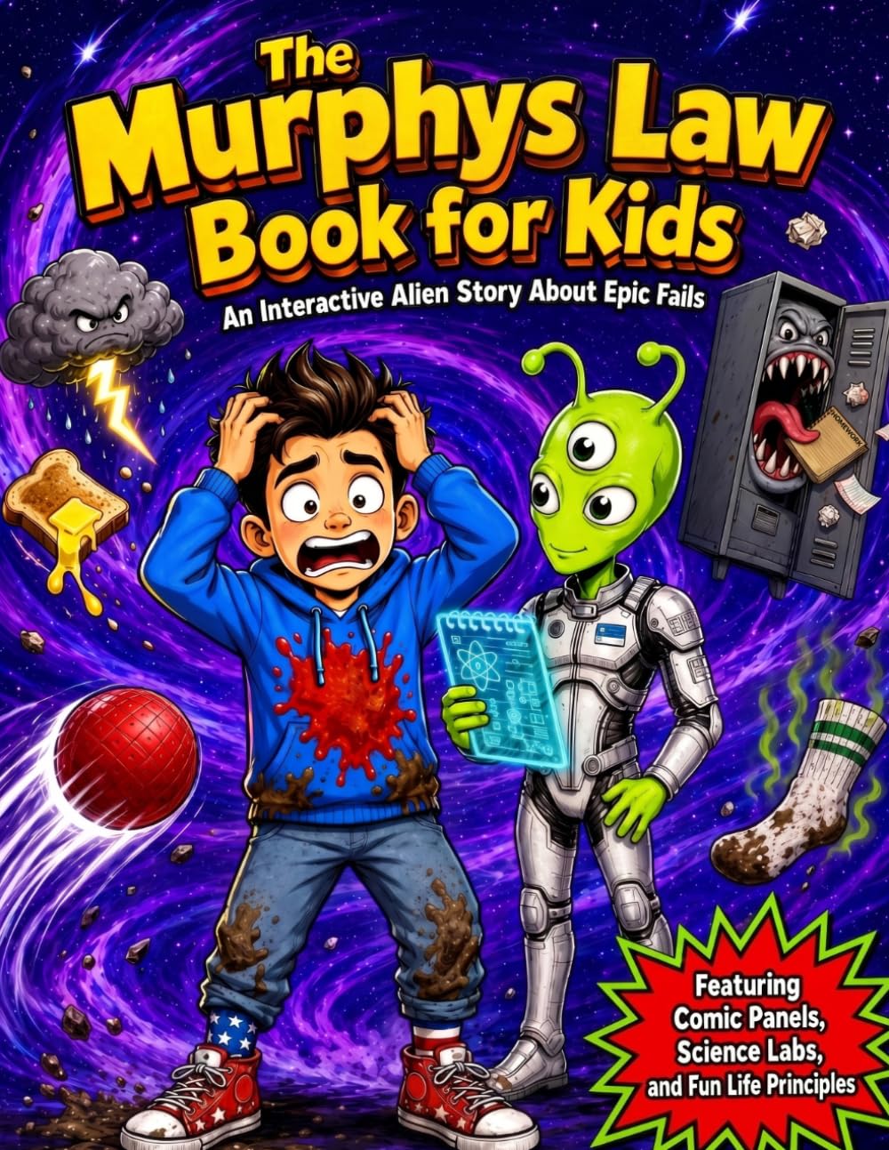The Murphy's Law Book for Kids: An Interactive Alien Story About Epic Fails, Featuring Comic Panels, Science Labs, and Fun Life Principles