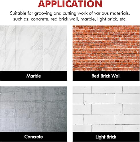 Miniatura 7 de YUCHENGTECH Máquina de corte de ranura de pared de 4800 W, perseguidor de pared de 110 V, máquina de corte eléctrica de pared con línea de visión