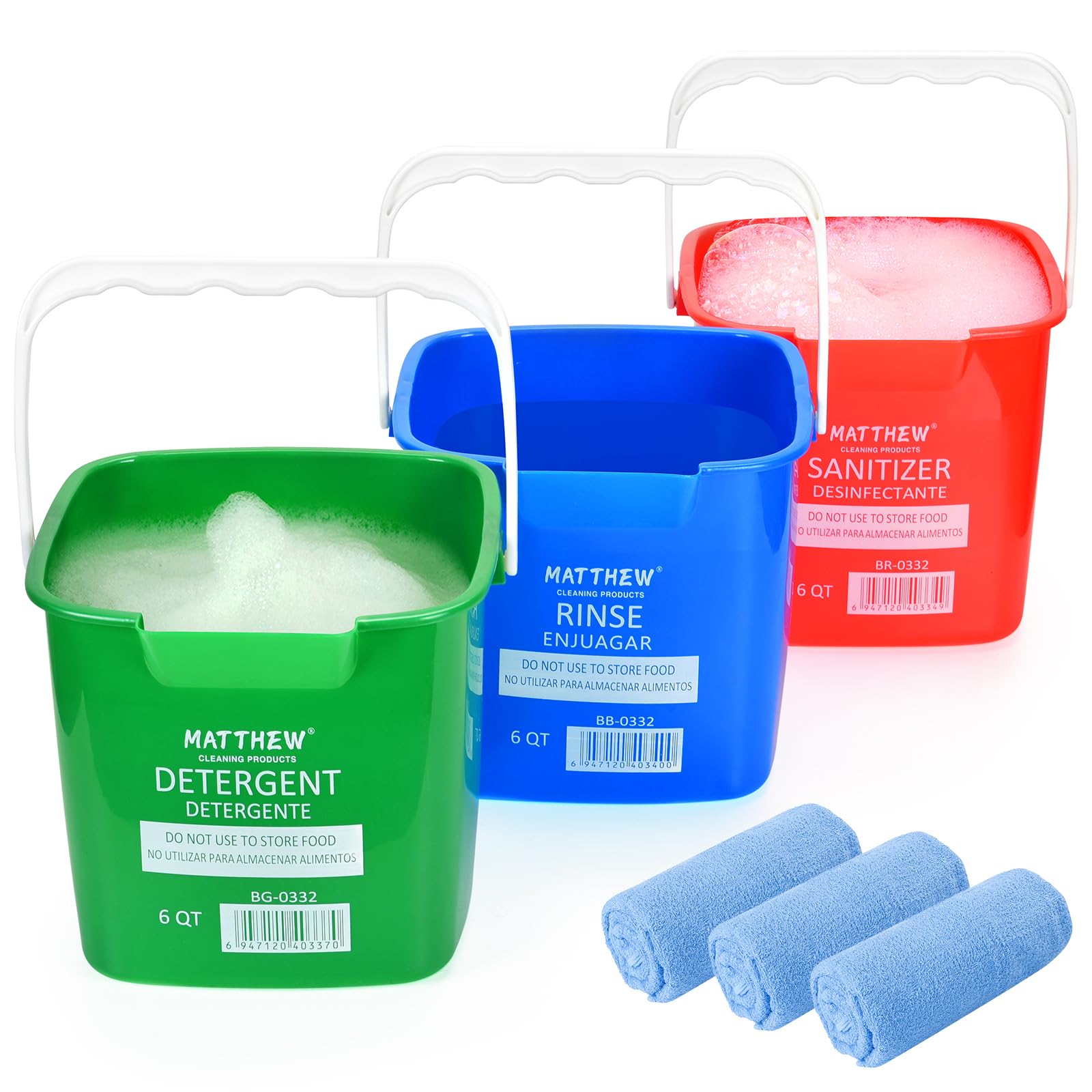 Wash Rinse Sanitize Buckets Joseph Joseph Clean & Store Bucket And