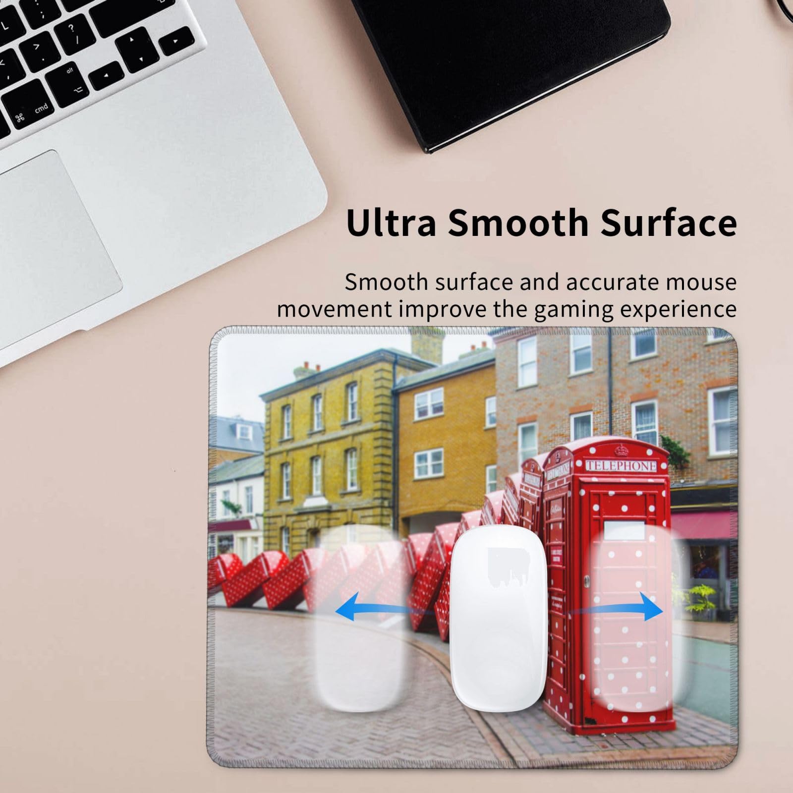 Legami - Tappetino per Mouse, Mousepad con Superficie Antipolvere e Antiriflesso in PVC, Base in Gomma Antiscivolo, Tema Egg, 22,3 x 23,3 cm