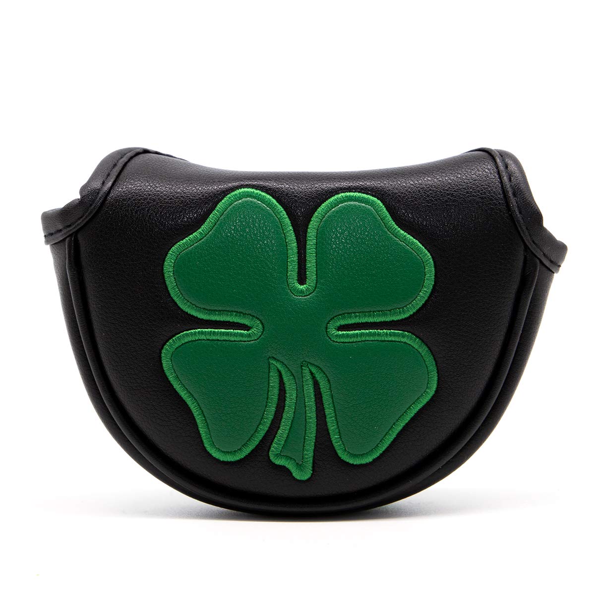 Montela Golf Putter Cover Mallet Putter Headcover Leather Golf Club Head Covers Putter Headcover for Mallet with Magnetic for Heel Shaft fits Taylormade Odyssey 2ball Scotty Cameron Ping