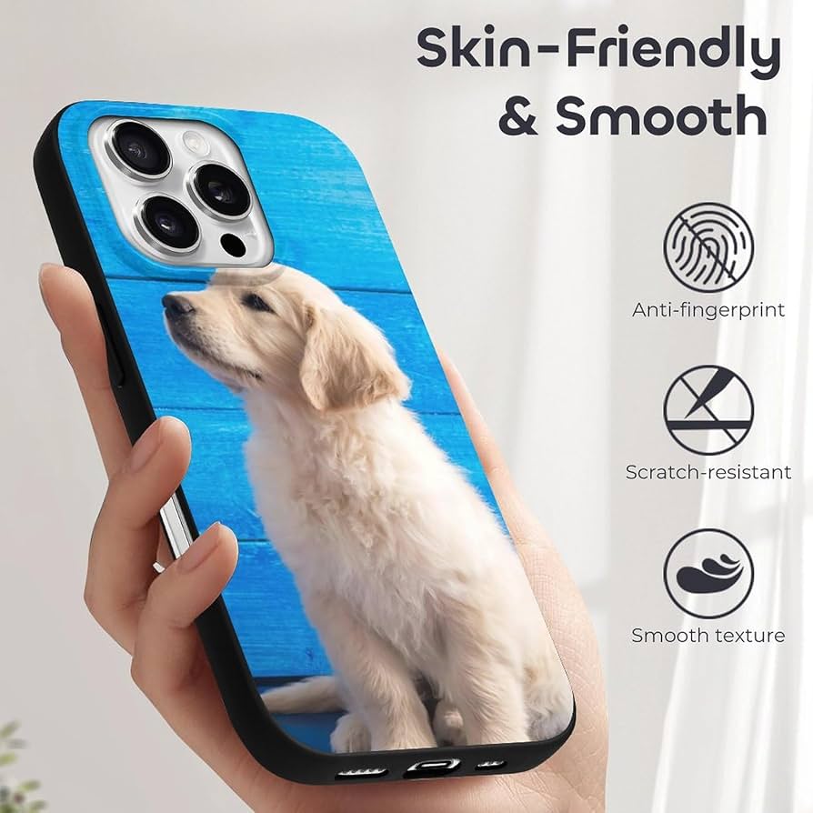 Amazon.co.jp: Iphone16ケース ゴールデンレトリバーの子犬