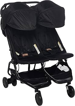 Amazon.com : Mountain Buggy Nano Duo Buggy, Black : Baby