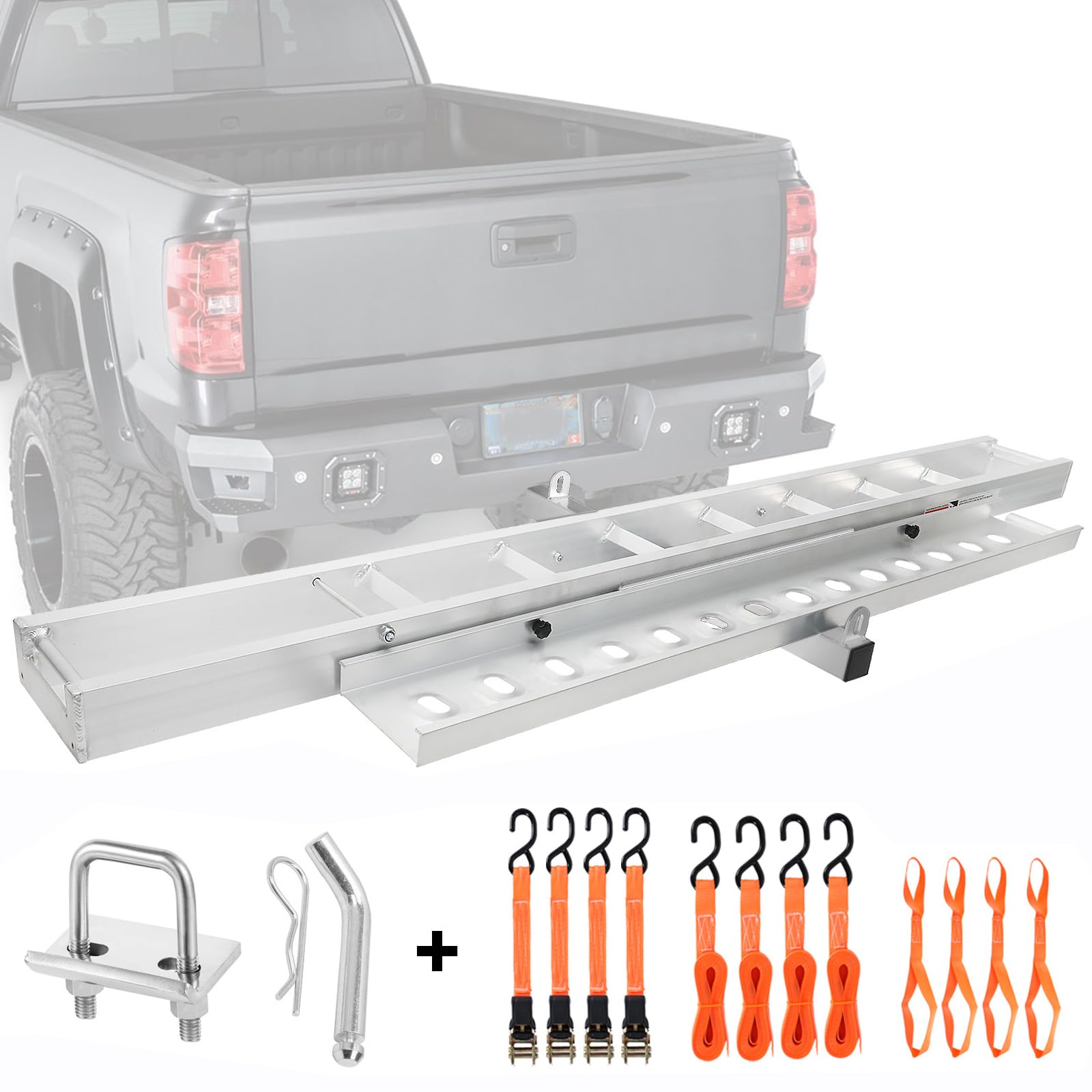 Class 3 Rear Tow Hitch Receiver 2" For 1999-2013 Chevrolet Silverado / GMC Sierra 1500 - 6,000 Lb Capacity