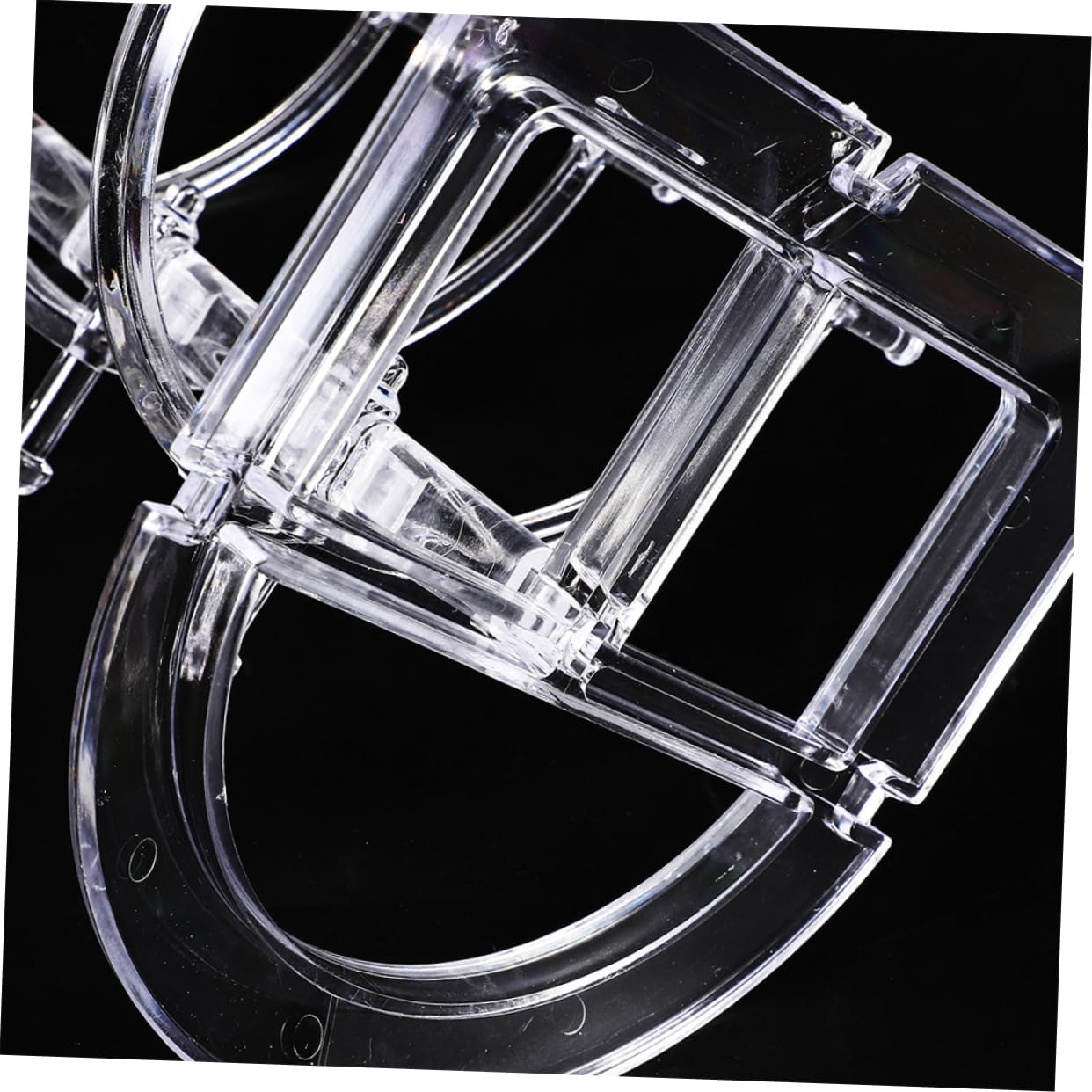 MAGICLULU 10 Pezzi Espositore Per Occhiali Porta Occhiali Trasparente Supporto Per Occhiali Riser Supporto Per Occhiali Multi-Livello Supporto Per Occhiali Organizzatore Supporto Per