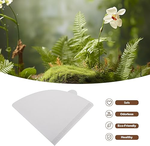 Miniatura 6 de Filtro de café de papel V60 Filtro de cono invertido de un solo uso Modelo 01 Blanco 100