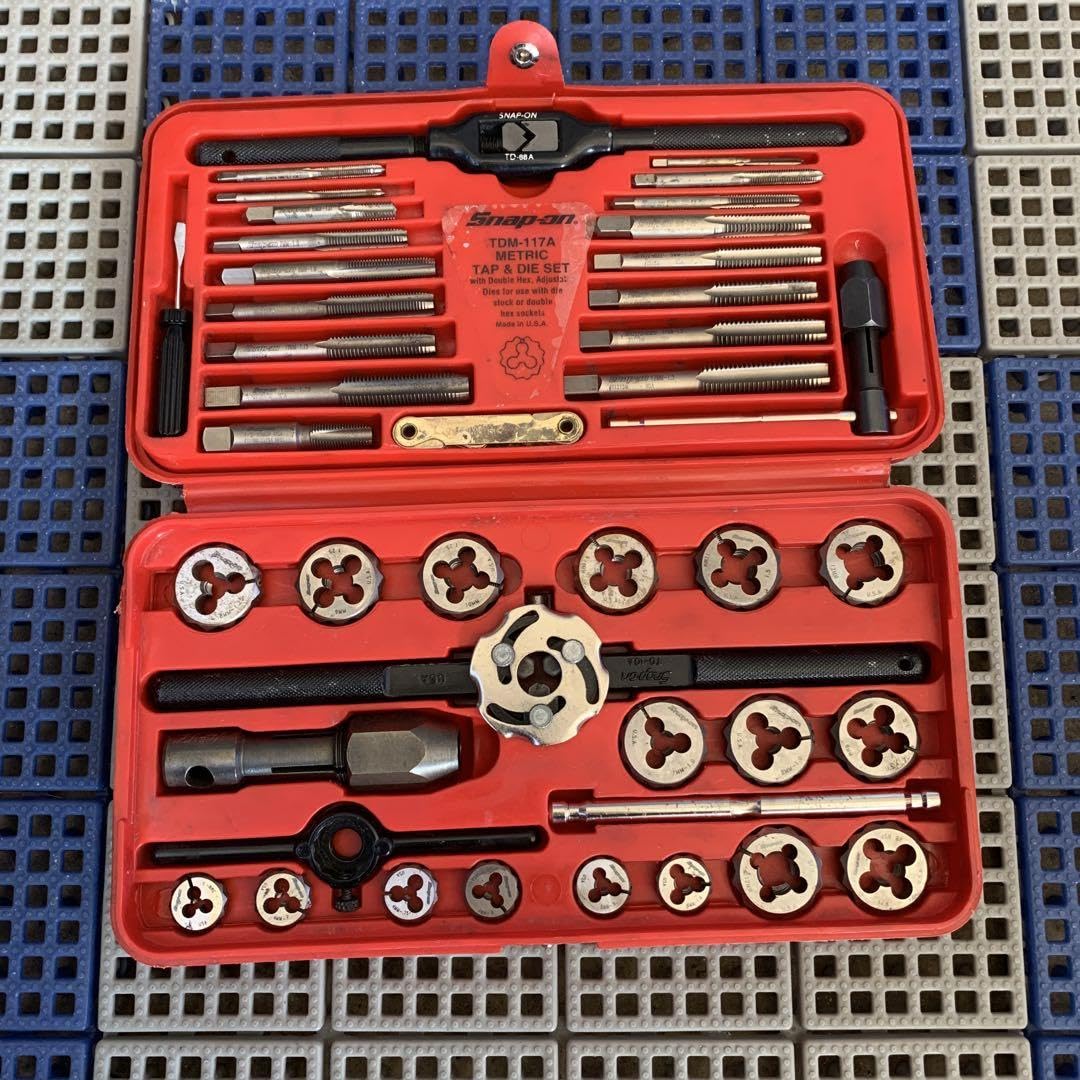 Amazon.co.jp: スナップオン Snap-on タップ&ダイスセット TDM-117A 