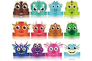 24 Pcs Birthday Party Hats for Kids Dinosaur Party Favors