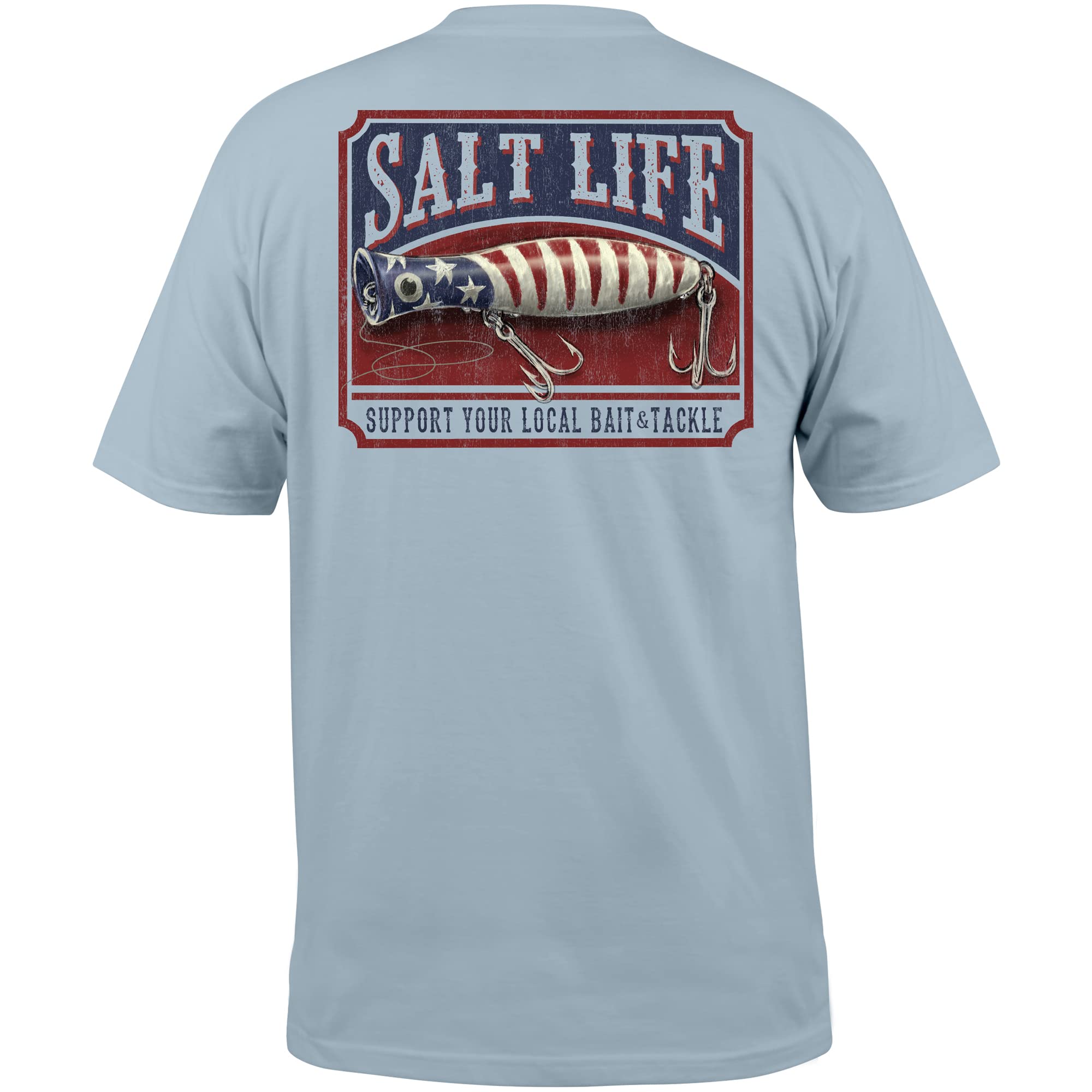 Salt LifeMen's Local Star Short Sleeve Crew Neck Tee T-Shirt