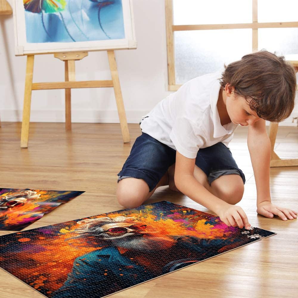 Puzzle per adulti vecchio pittura per adulti 2000 pezzi Puzzle Regali 70 x 100 cm Puzzle di carta grigia per adulti e bambini dai 14 anni in su Giochi educativi