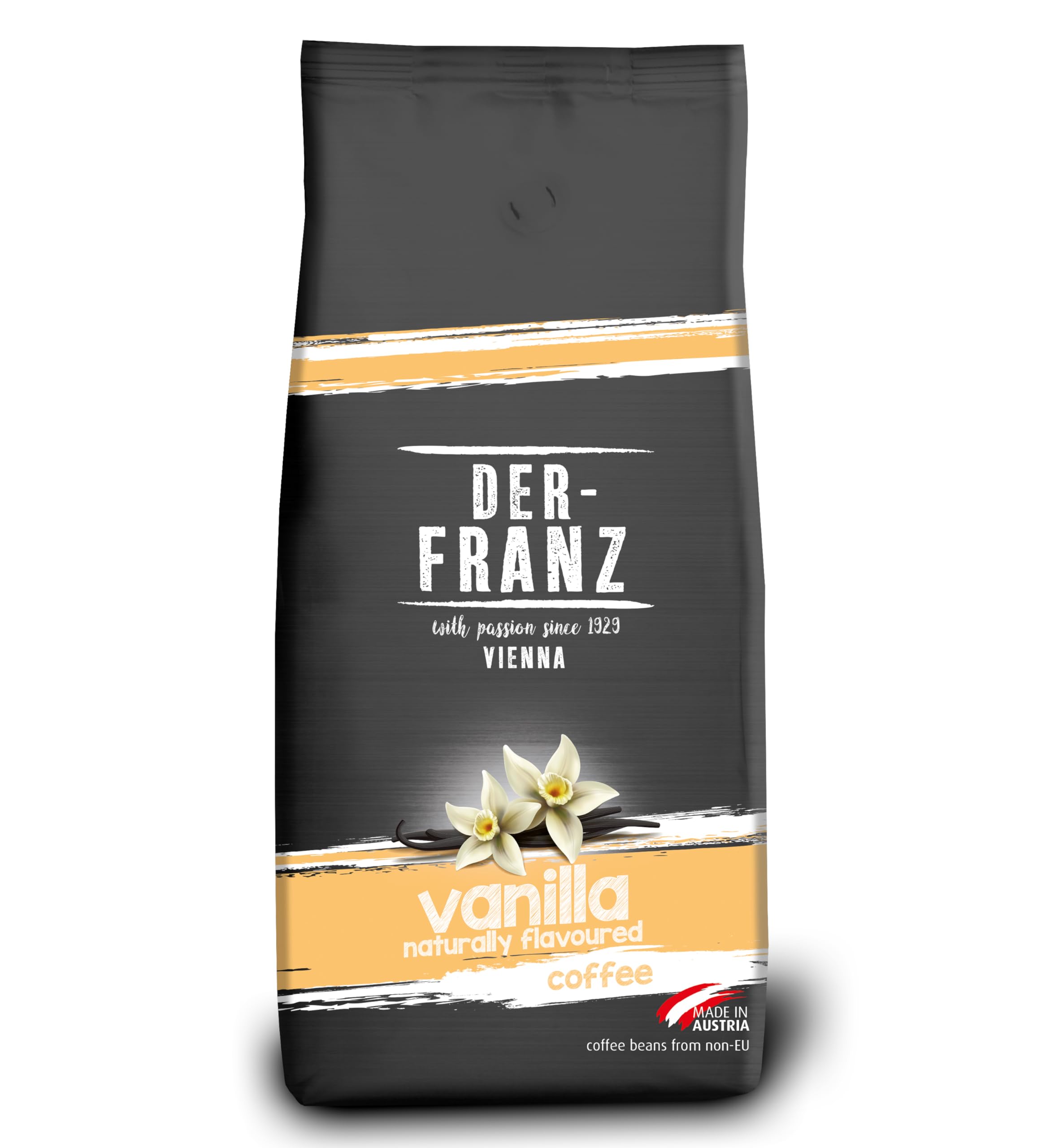 Der-Franz Coffee, flavoured with Vanilla, Arabica and Robusta coffee beans, 1000 g