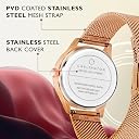 Carlington Stainless Steel Analog Dial Women Watches Mesh Strap- CT2004 gallery image