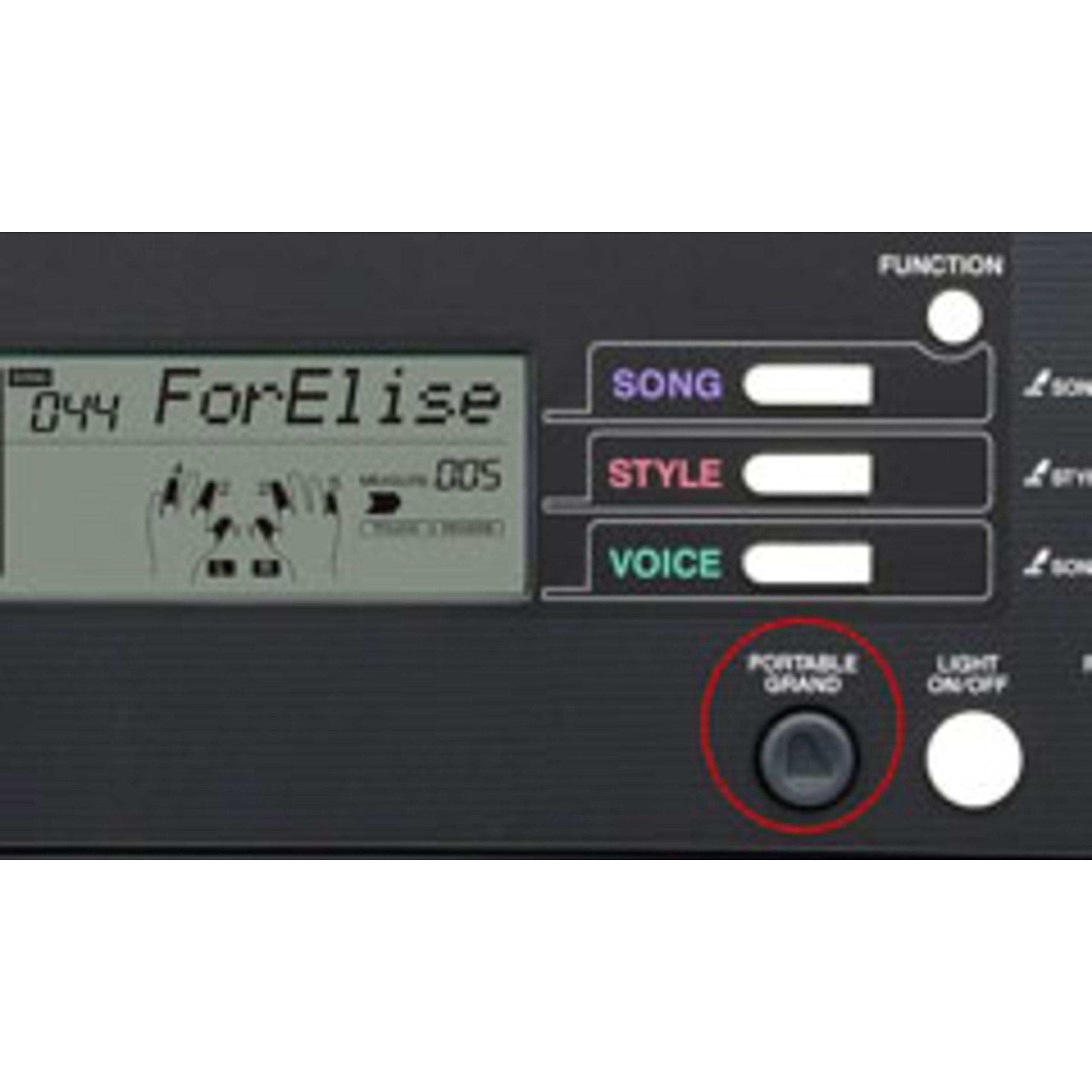 Yamaha Digital Keyboard EZ-220 Tastiera Digitale Portatile Ottima per Principianti, Connessione USB-to-Host con 61 Tasti Dinamici Luminosi e Funzioni di Apprendimento, Nero