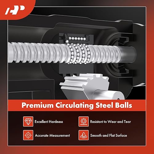 Miniatura 4 de A-Premium Conjunto completo de caja de cambios de dirección asistida compatible con F-250 Super Duty, F-350 Super Duty, 2008 2009 2010, 5.4L 6.4L