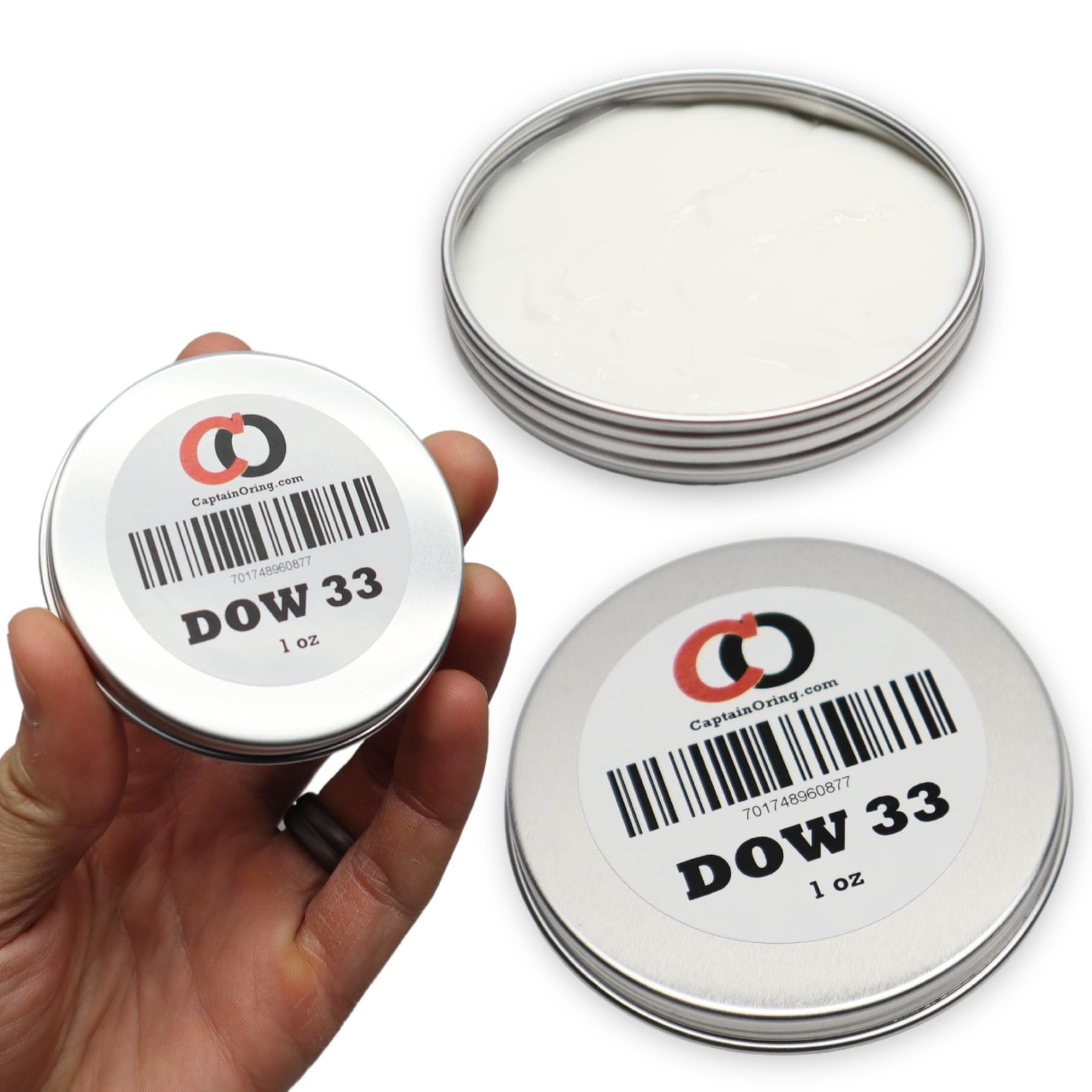 Captain O-Ring Pure DOW 33 Paintball Lubricant Grease (1 oz Jar DOW33) Paintball Marker Maintenance Lube