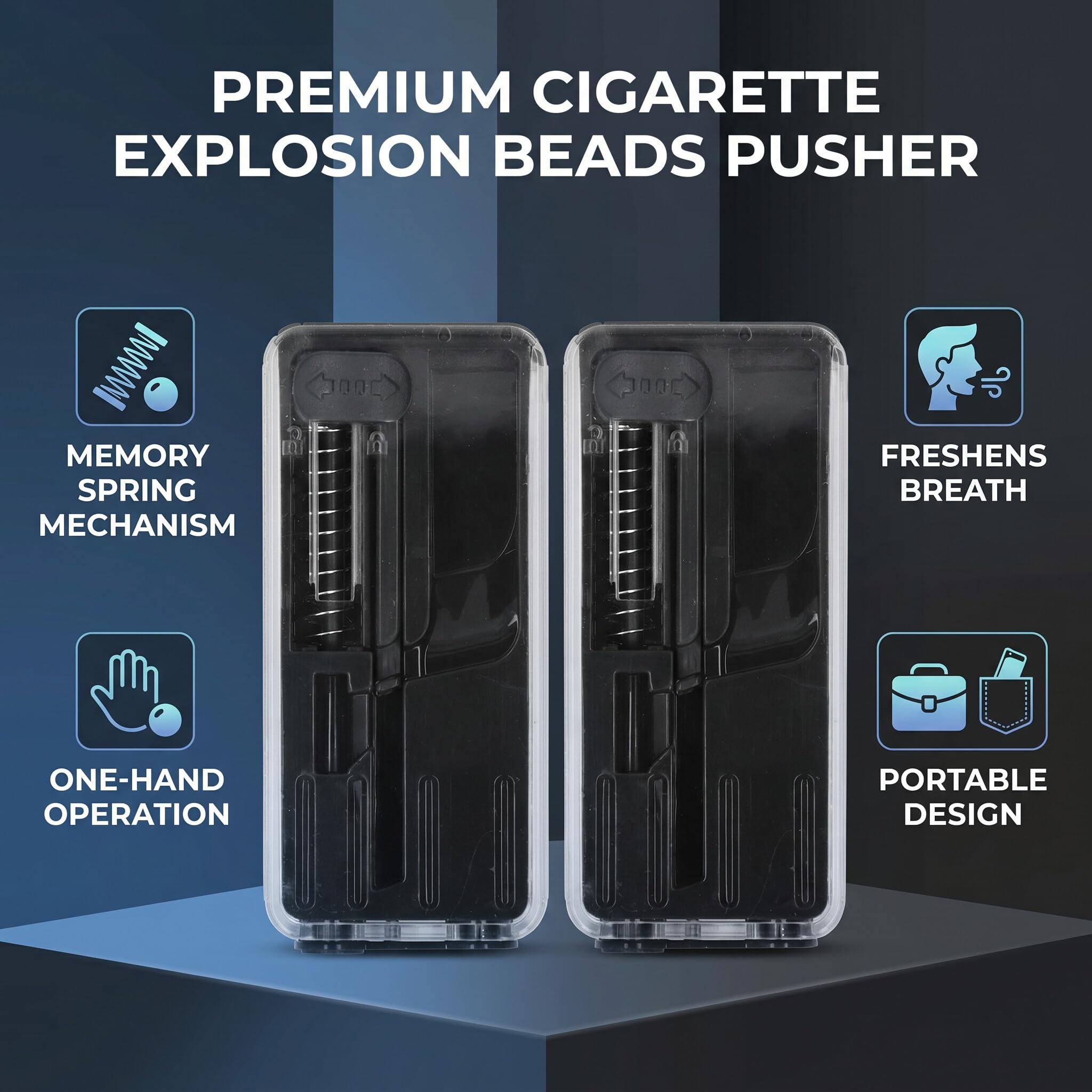 cigarette crush ball dispenser Amazon.com: Pissente Cigarette Crushball Dispenser, 2 Pack, Portable DIY  Smoking Tools, Black : Health & Household