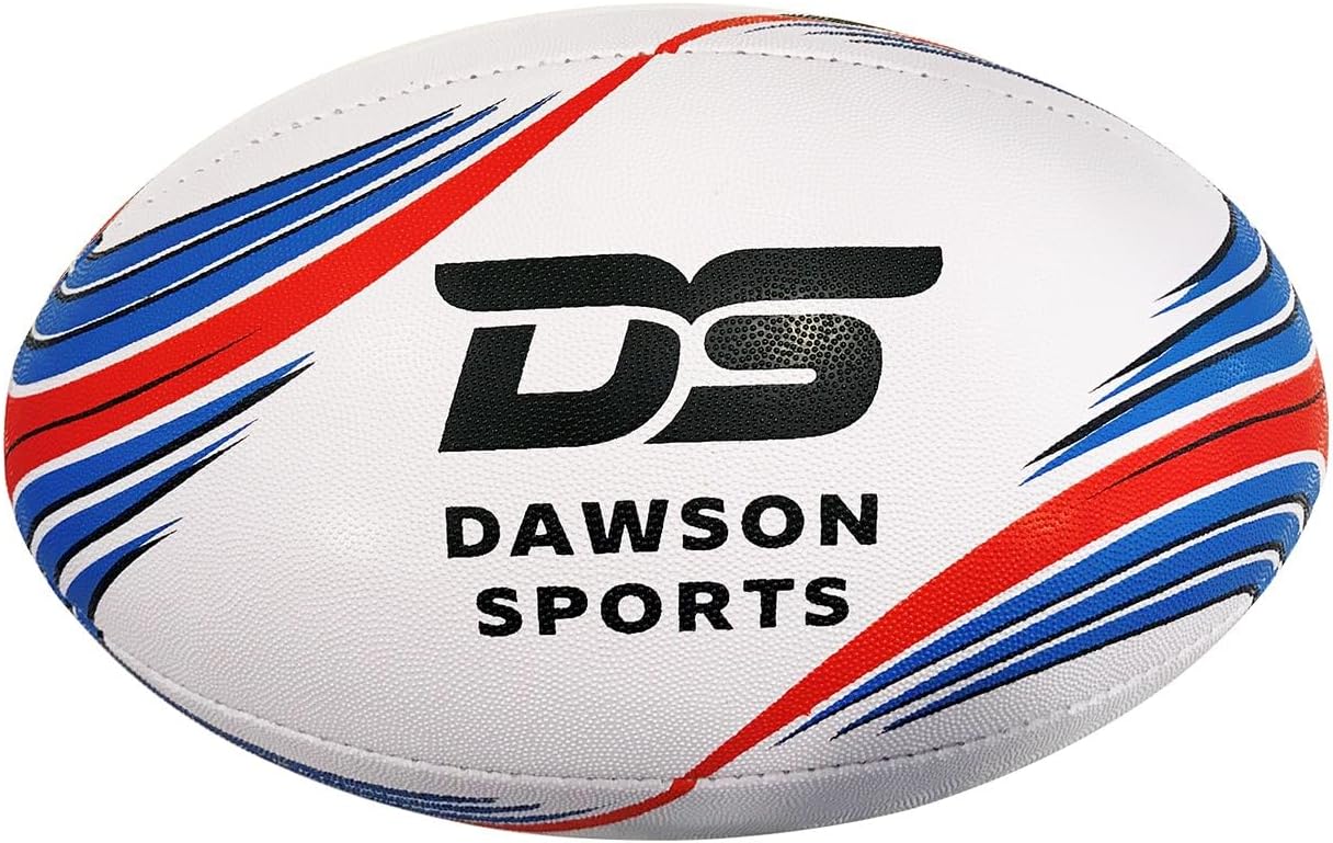 All Weather Trainer Rugby Ball - Size 5 | Multicolour Design, Ideal for School Trainings and Practices