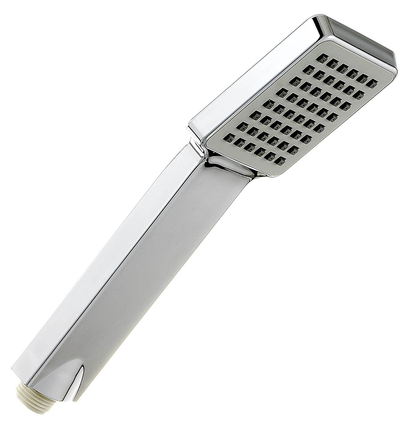Housler Chrome Housler® Super Low Water Pressure Boosting Shower Head Desinger Easy Clean Rubber Jets (Shower Head 1017)