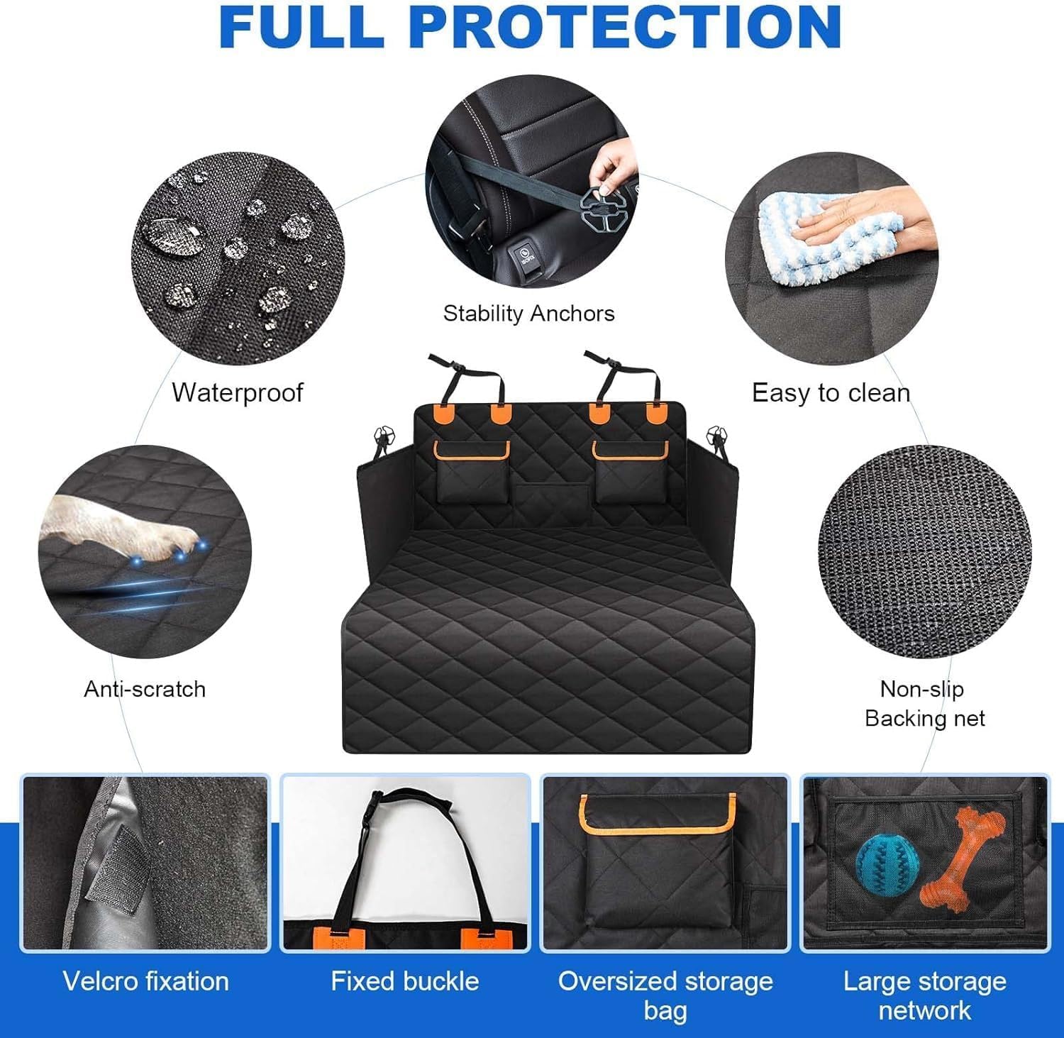 Kofferbak beschermhoes voor honden, voor VW Passat B8 2016-2024 Waterdicht Krasbestendig Antislip Duurzaam beschermhoes Kofferbak beschermhoes voor honden, voor VW Passat B8 2016-2024 Waterdicht Krasbestendig Antislip Duurzaam beschermhoes