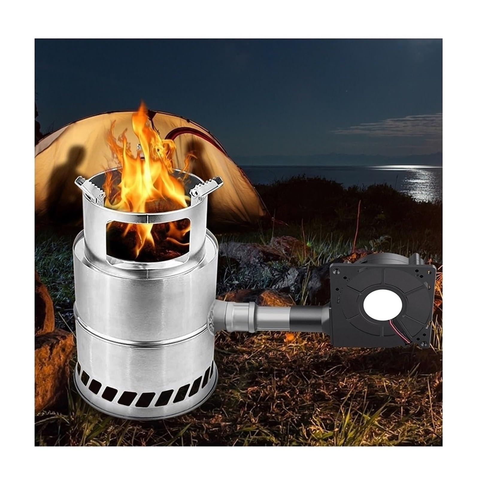 Wentylator Kulowy Promieniowy DC 12V 120x32MM Przenośna Dmuchawa Przemysłowa 12CM Big Air Turbo Z Zasilaczem Do Grillowania, Nadmuchiwane Zabawki Lekkie I PrzenośNe