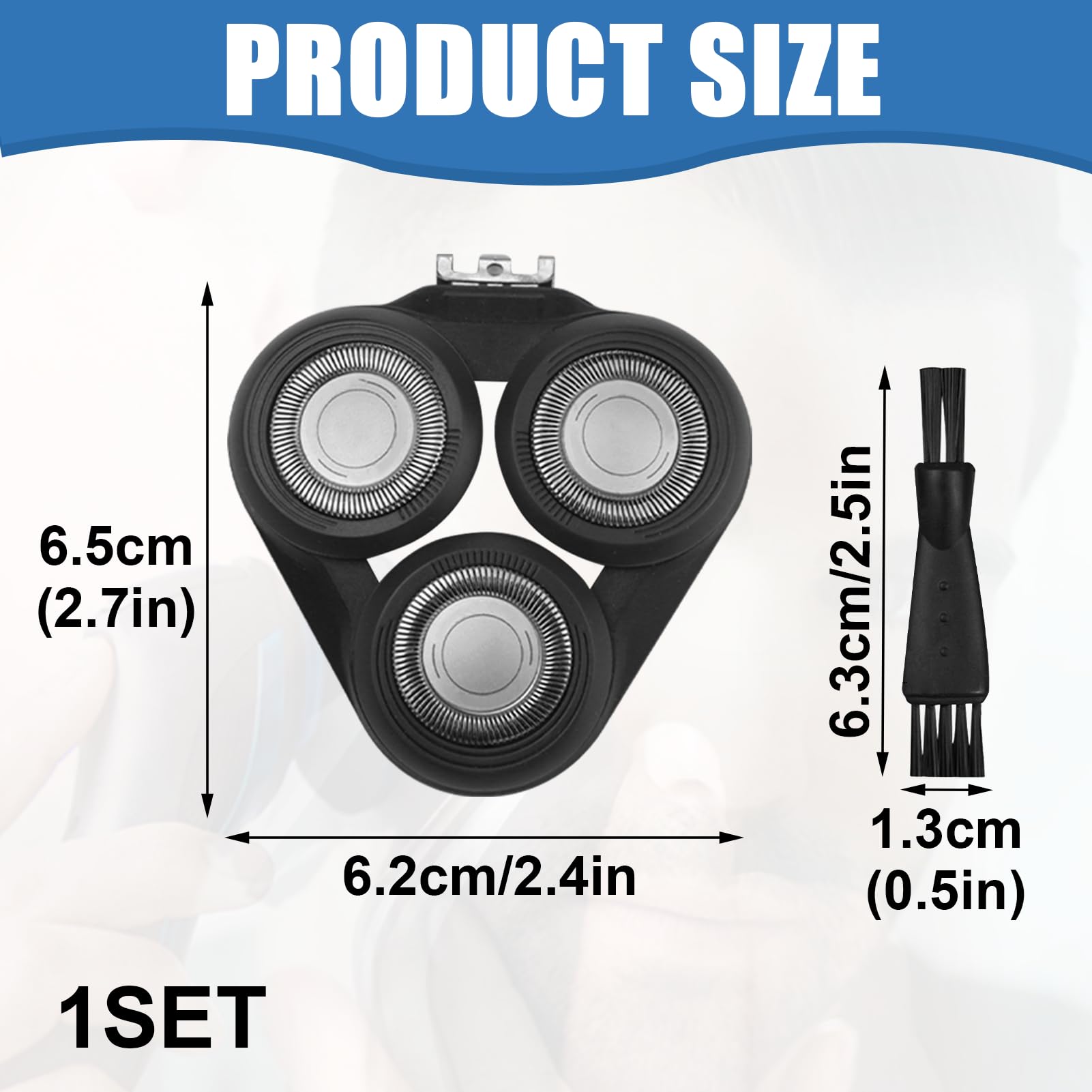gsgfuis SH50 Cabezal de Repuesto Compatible con Series 5000/6000, Serie 5000 Cabezales de Afeitado de Repuesto para S5xxx, ATXX, PTXX, PT8xx, PT7xx, AT8xx, AT7xx — view 4