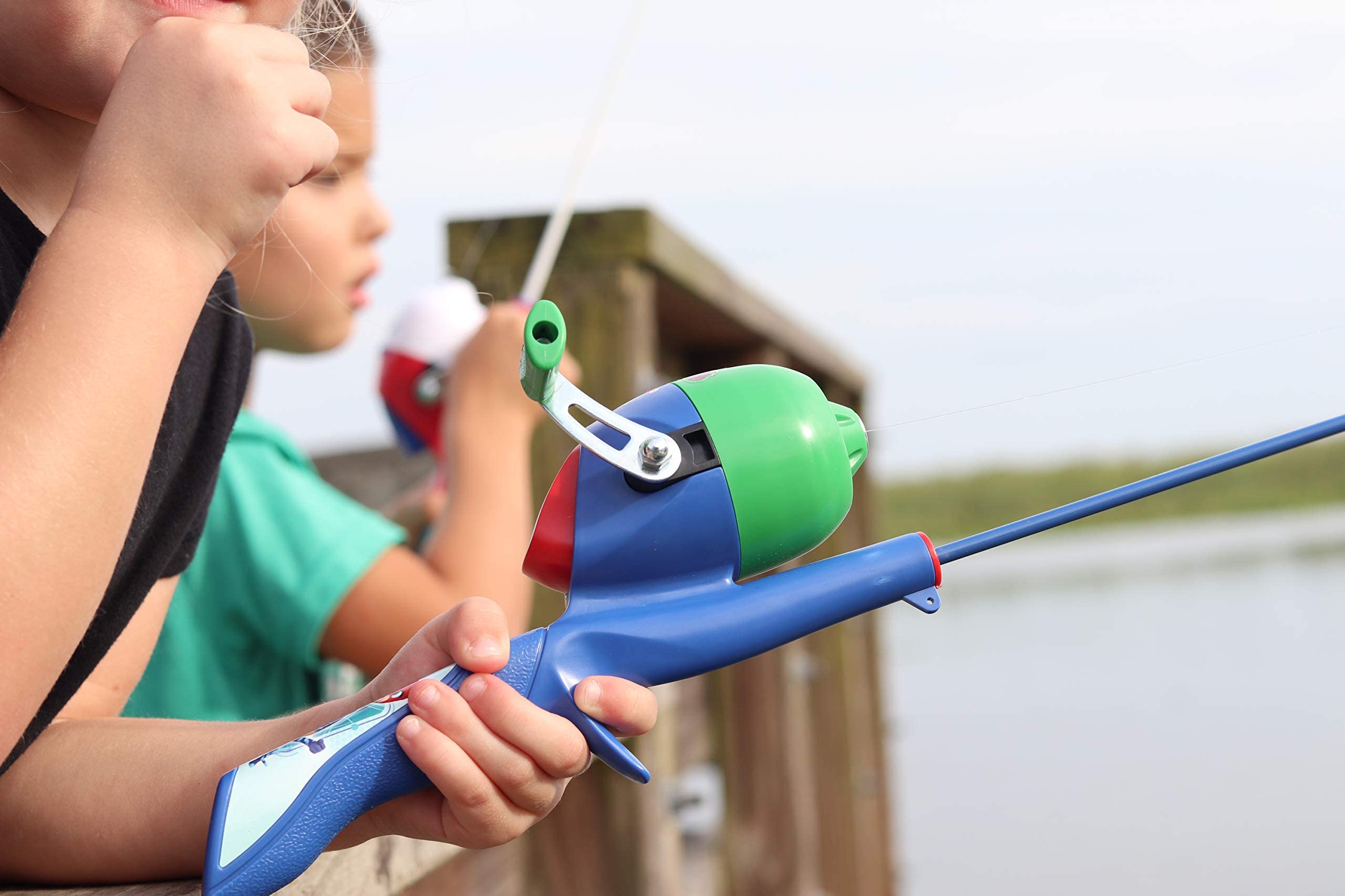 Buy Kid Casters Youth 29.5" Fishing Poles Small & Easy to Use