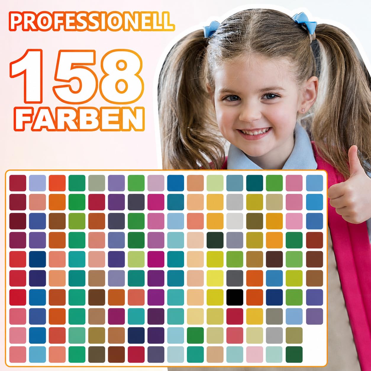 Lyuvie 158 Filzstifte Dual Brush Pen Set-Filzstifte Dicke und Dünne Pinselstifte Fineliner mit Schwarzem Etui,Marker & Filzstifte für Erwachsene Zeichnen Lettering Skizzieren Weihnachten