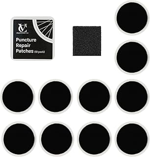 VeloChampion Puncture Repair Kit | Self-Adhesive Bike Tyre Patches for Road, MTB, BMX, Ebike| Travel Size Bicycle Puncture...
