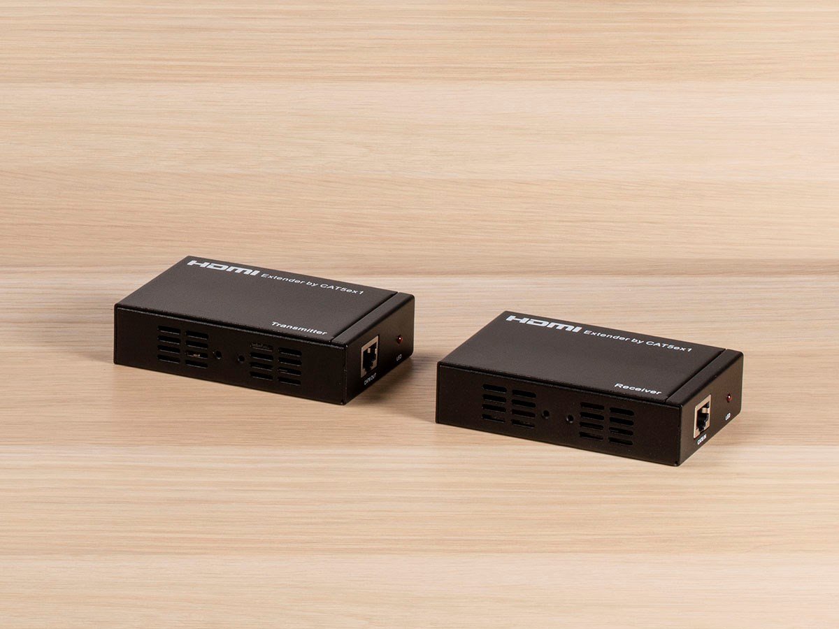 Monoprice Blackbird 116048 - Estensore HDMI su CAT6 singolo (TCP/IP), 100 m, con supporto IR