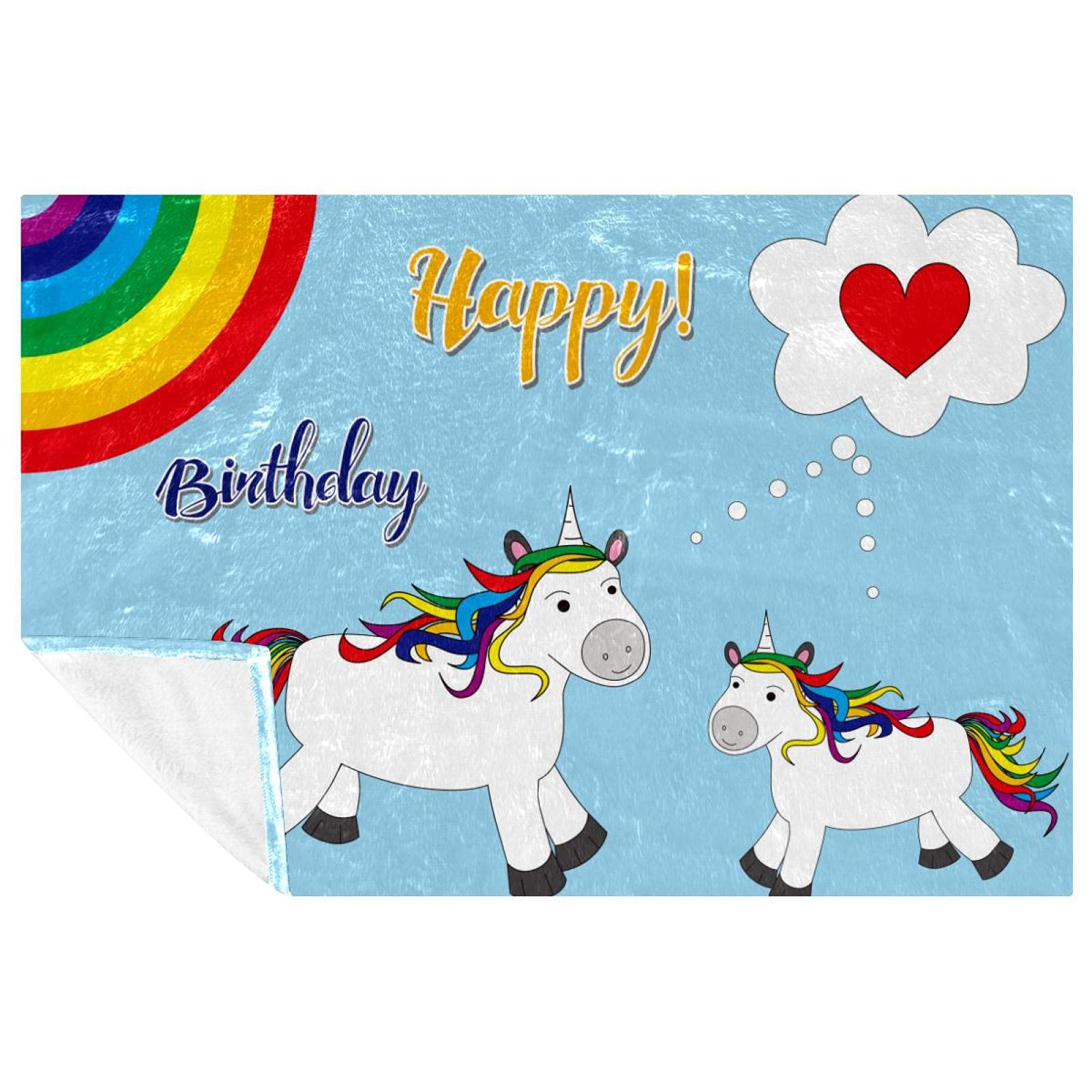 Couverture licorne douce pour lit et pique-nique : emportez le confort partout en grand air