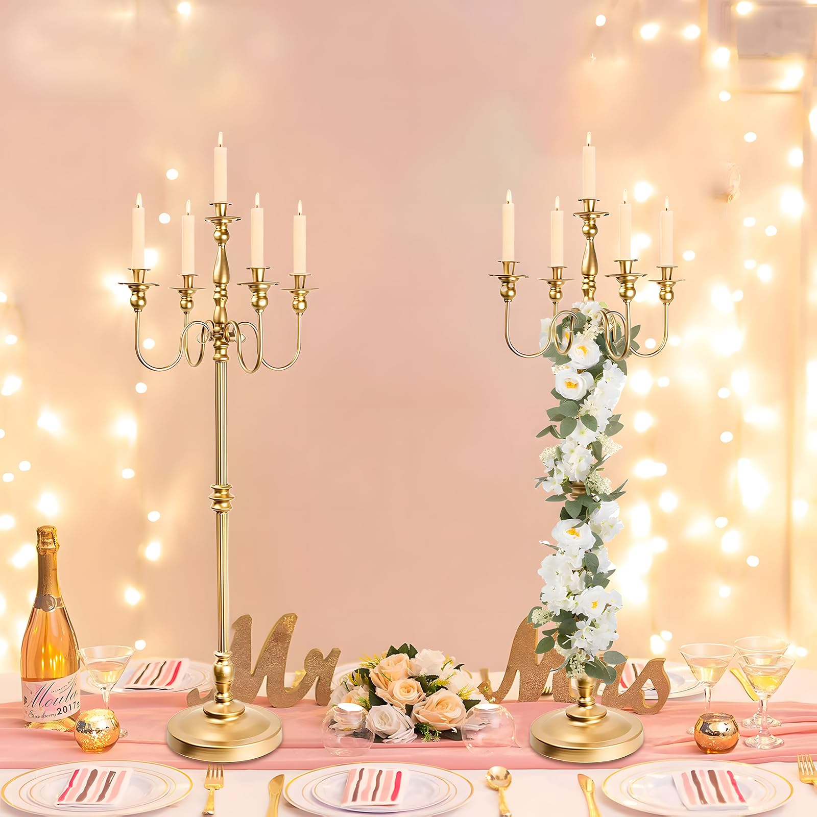 Wedding Centerpieces Candelabra For Rent REGAL CANDELABRA RENTAL