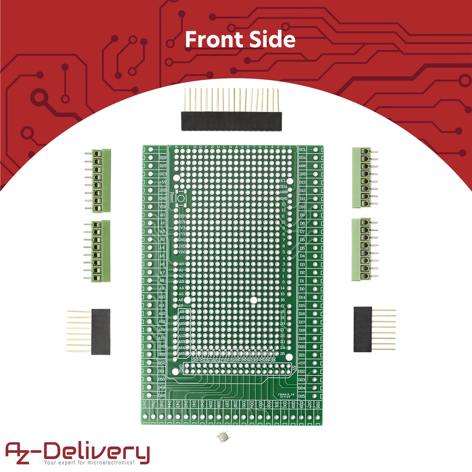 PCB Prototype Screw Terminal Block Shield Board Kit For Arduino MEGA-2560 R3 - View #13