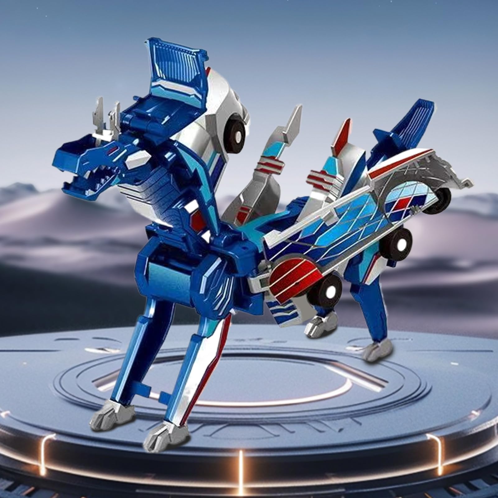 Amazon.co.jp: 【磁石で合体変形】2 体 セット 恐竜 ロボット カー