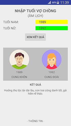 Xem tuổi vợ chồng