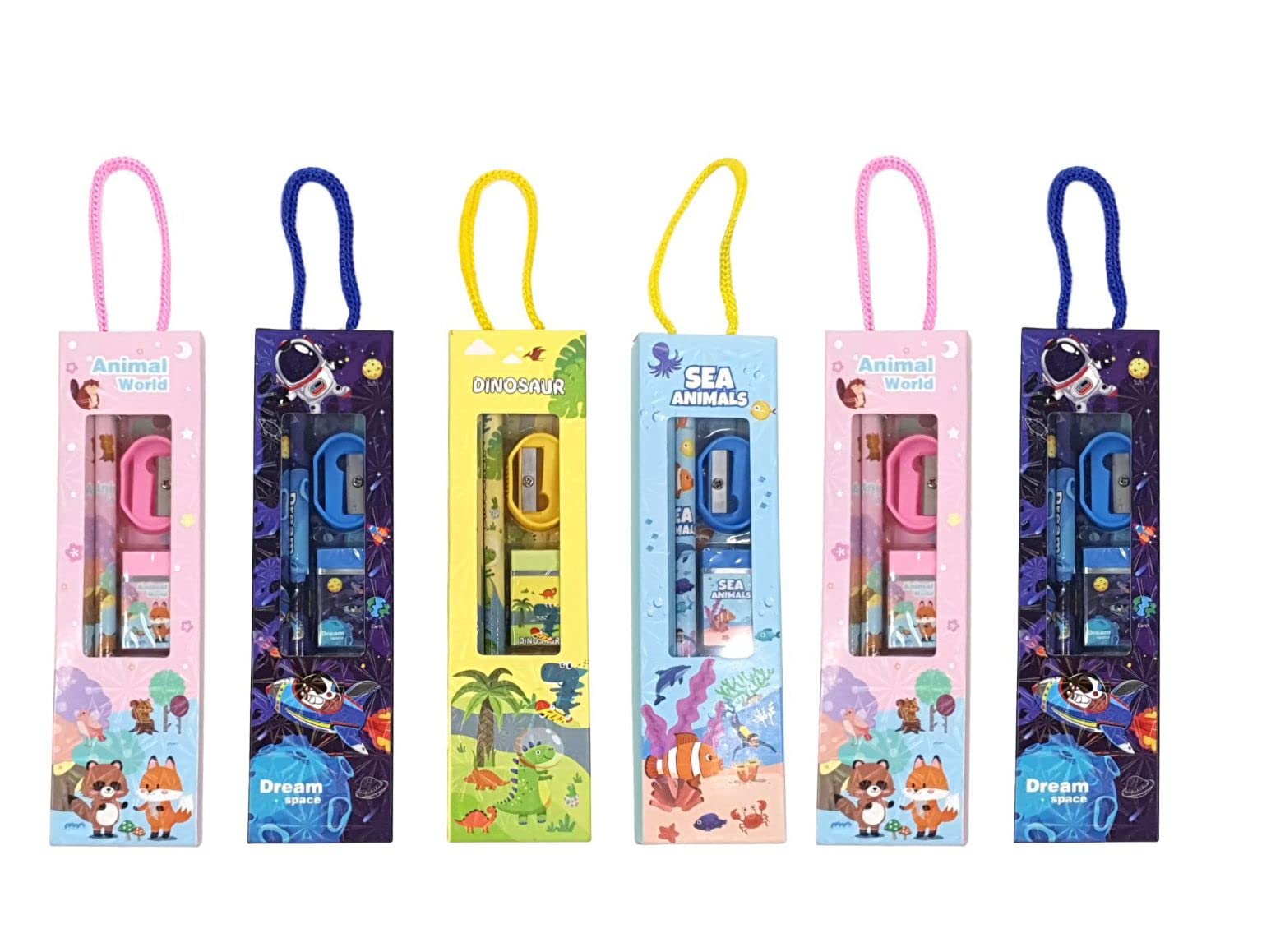 Crackles Pencil Sets Stationery for kids Birthday Returns Gifts of Boys and Girls (Assorted Design and Colors)-Pack of 6 (B0BG2YSJVY) Amazon Price History, Amazon Price Tracker