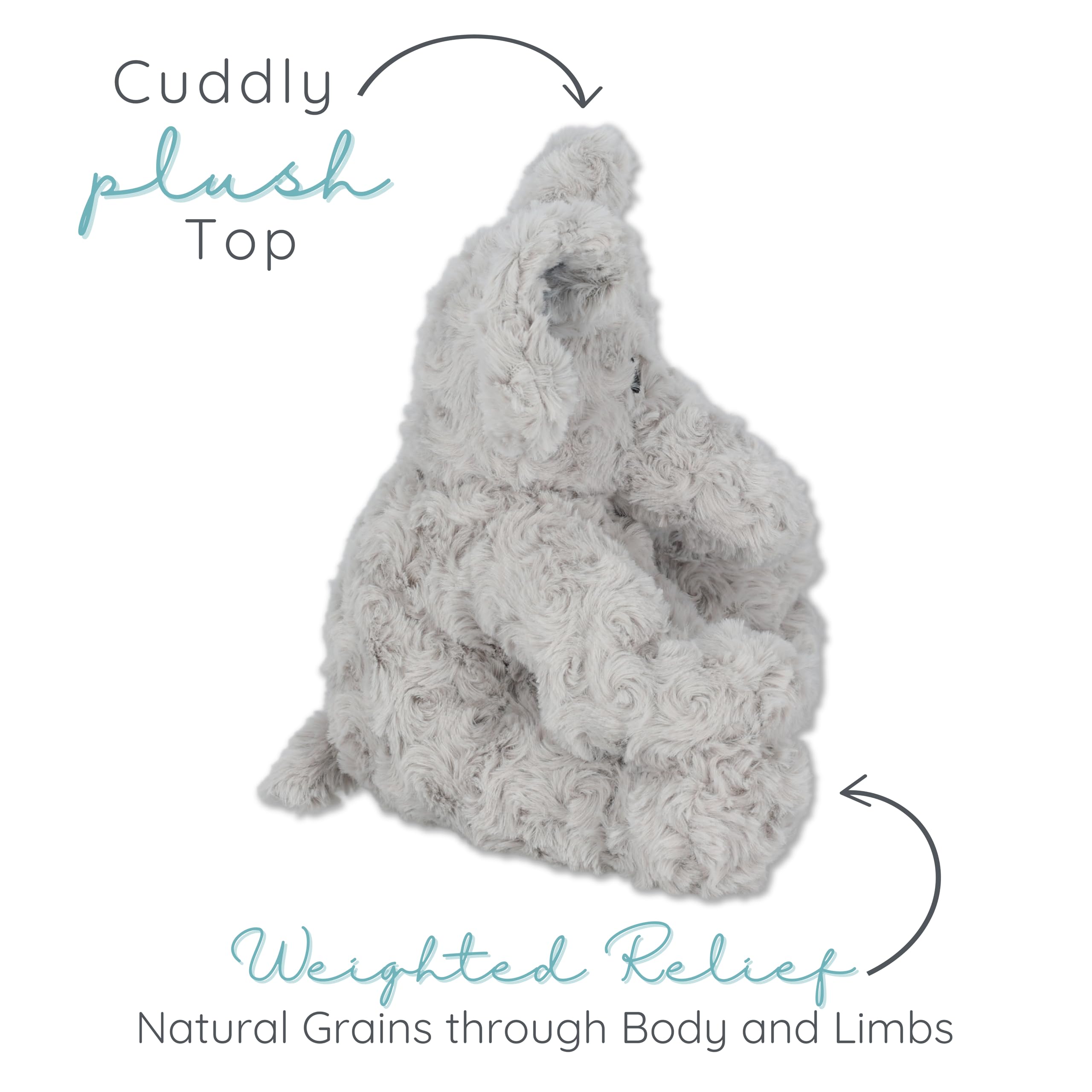 1i4 Group Warm Pals Microwavable Lavender Scented Plush Toy Stuffed Animal -Sweet Elephant 9" - Image 4