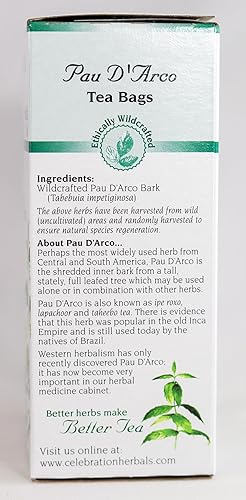 Miniatura 5 de Celebration Herbals Pau D'Arco - Bolsas de té WC 24 unidades