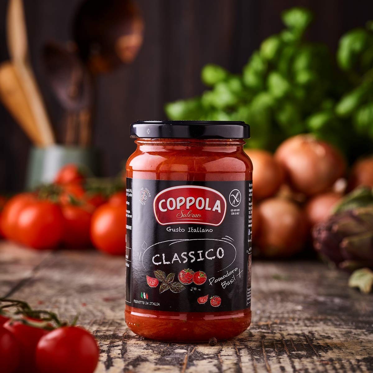 Sauce Coppola Classico - Sans sucre ajouté 350g (Pack de 6)