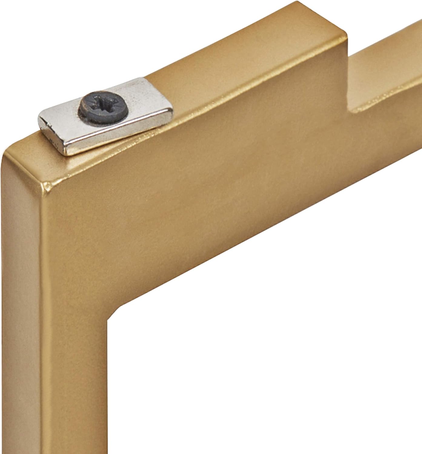 Kate and Laurel Celia Round Metal Foldable Accent Table with Tray Top, Gold