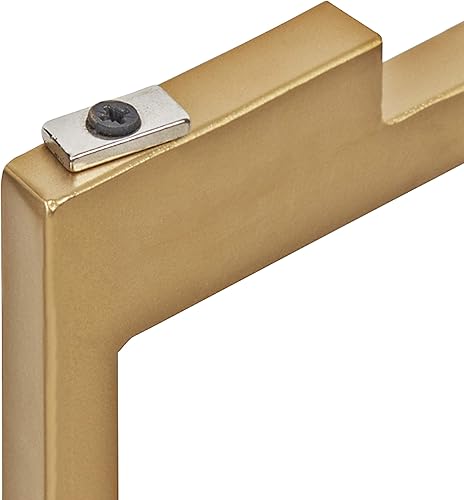 Miniatura 53 de Kate and Laurel Celia - Mesa redonda plegable de metal, negro con base dorada Dorado/Negro,Dorado/blanco,Negro -,Negro/Oro,Negro /Gris,Negro,