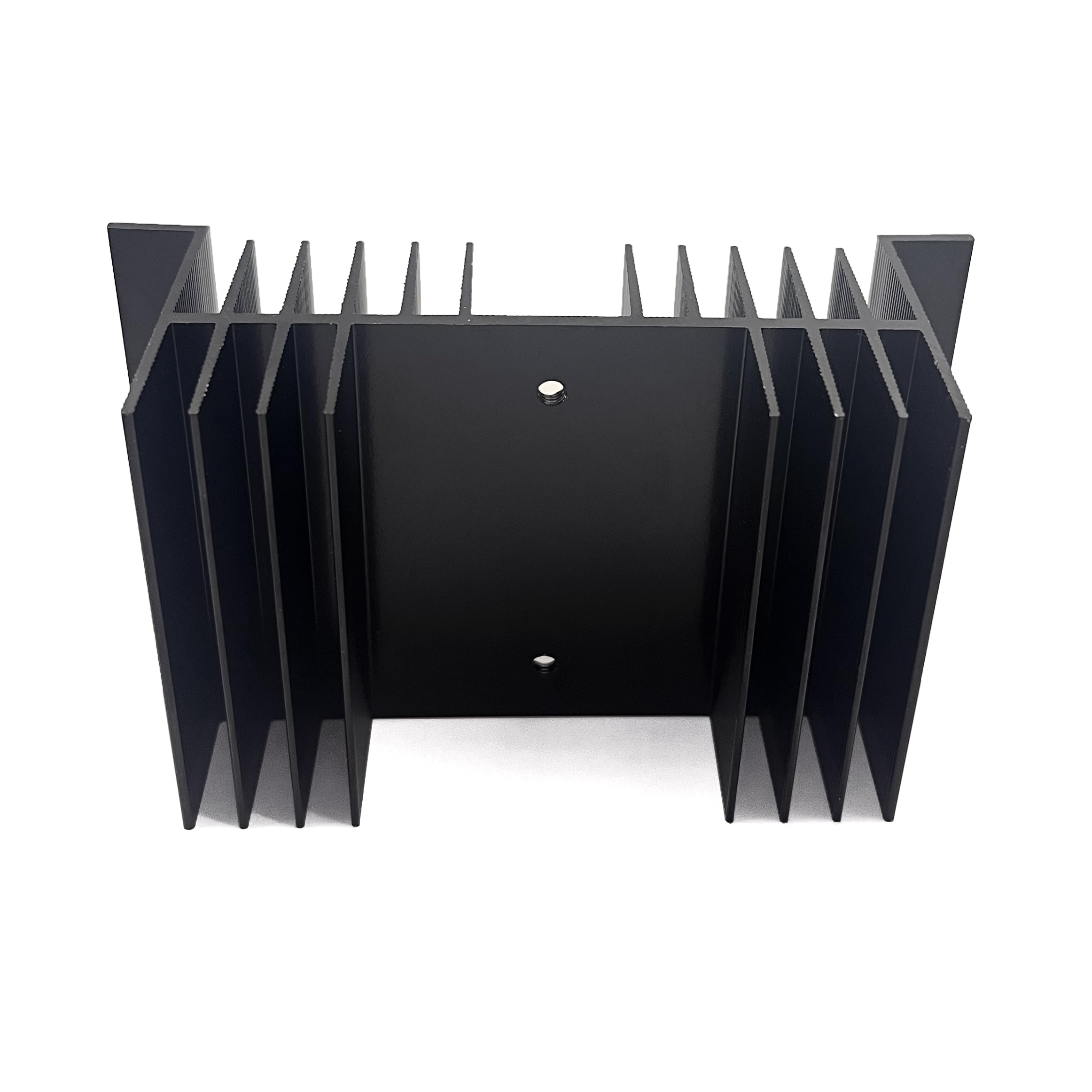 Dissipation SSR en aluminium pour relais statique monophasé 10 A-100 A Noir