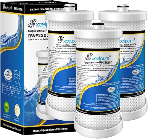 EXCELPURE Filtro de agua para refrigerador WFCB Reemplazo para Frigidaire PureSource WF1CB, WFCB, RG100, NGRG2000, WF284, Kenmore 9910, 469906,