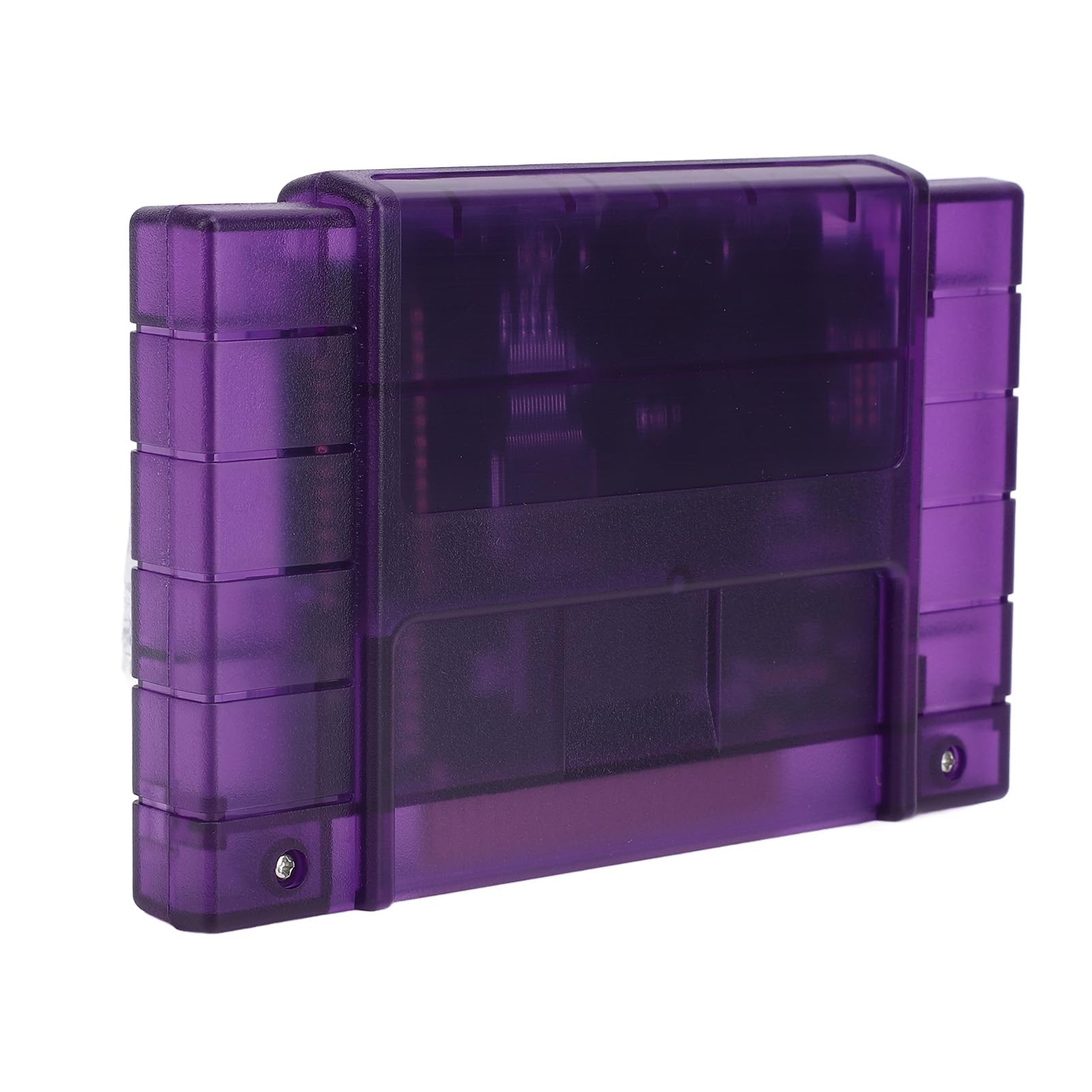 POENVFPO Cartuccia di Gioco per Console SFC, Cartuccia da 3000 in 1 Videogioco con Scheda di Memoria da 8 GB (Viola trasparente)