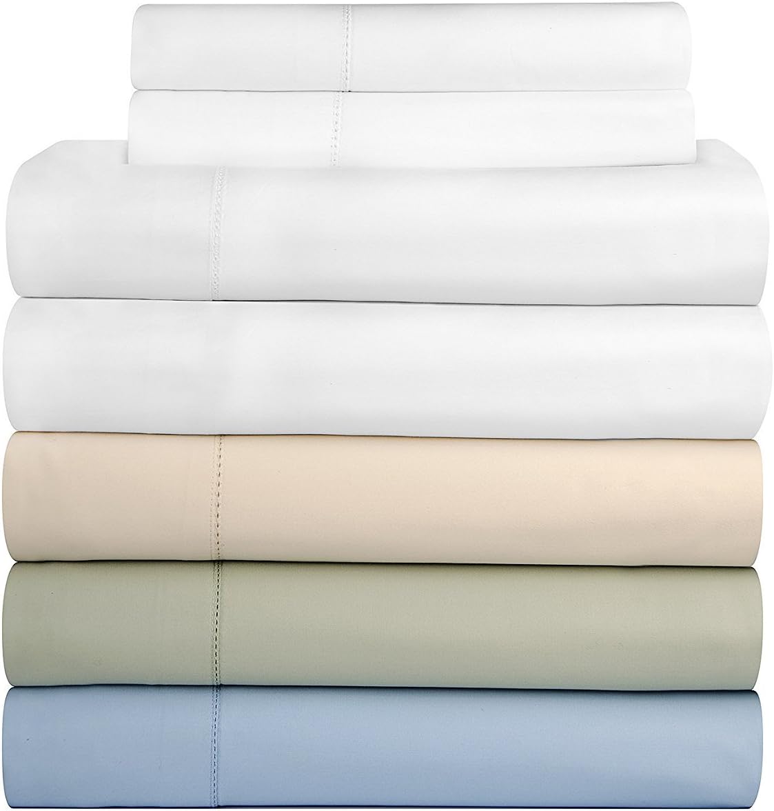 Sage Cotton Sateen Standard Pillowcases Set of 2
