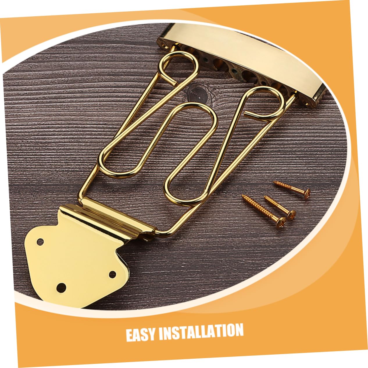 Toyvian 4 Corde Pontper Chitarra Lega per Strumenti Corde Accessorio Chic per Migliorare Del Suono e Facilità Installazione