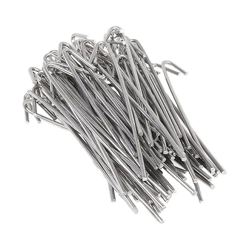 Plum Fittings Bridas de alambre de 6 1/2 pulgadas para postes de valla de 1 5/8 pulgadas | Bridas de gancho para valla de eslabones de cadena |